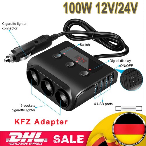 12v 24v kfz adapter - adapter, steckdose