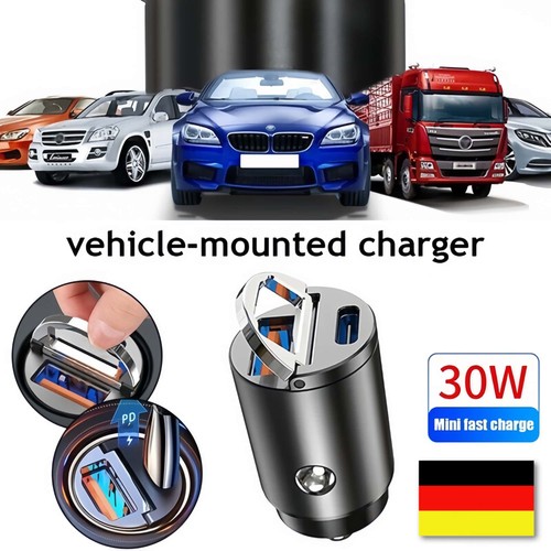 Auto ladegerät usb typ - typ, c