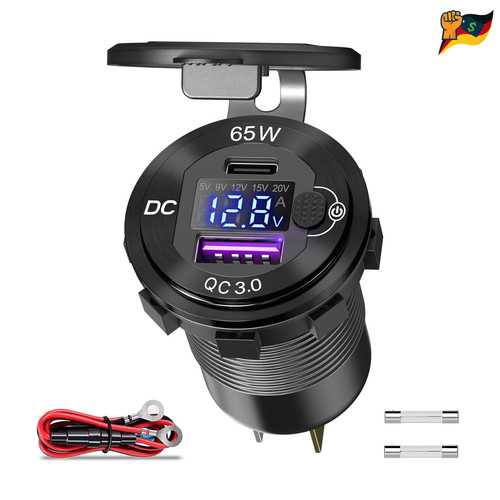 Usb steckdose 83w 12v 24v - steckdose,