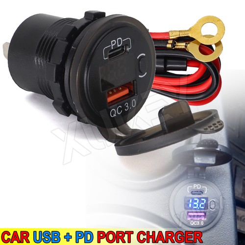 Qc3 12v 24v usb auto - 24v,