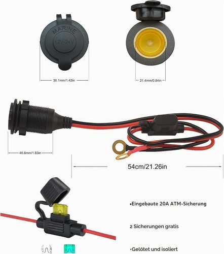 Zigarettenanzünder 12v 24v - 12v,
